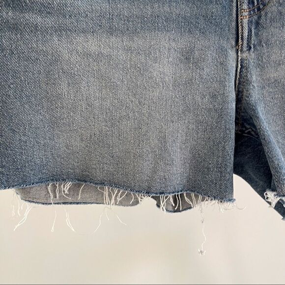 H&M Brock Collection Fitted Denim Cut Off Shorts - Picture 2 of 8